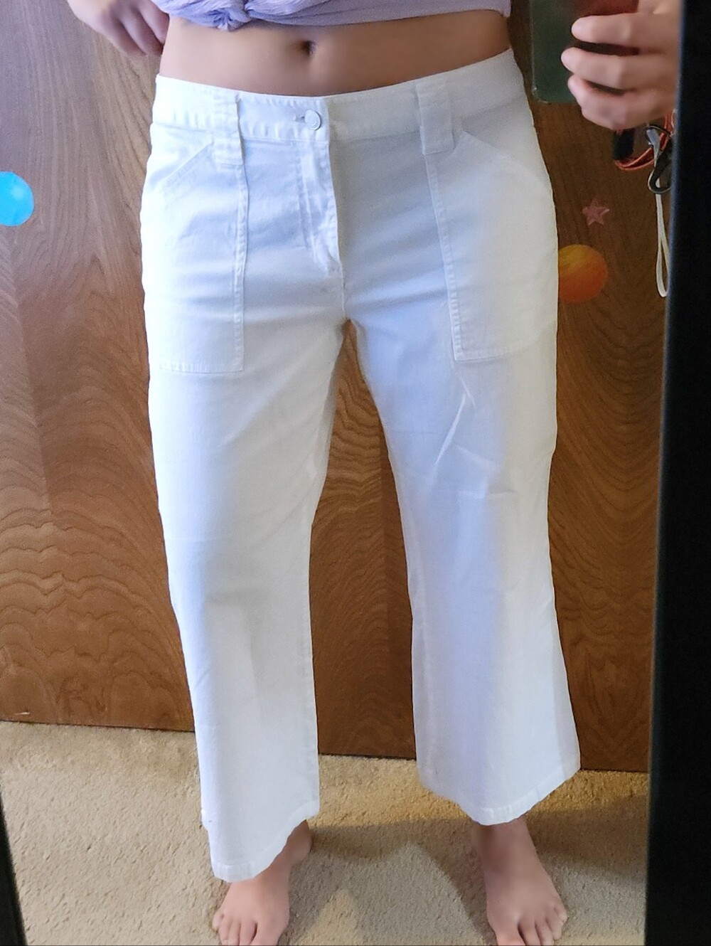 [13/14 Standard] Express Precision Fit Research & Development White Capris